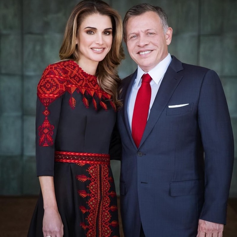عبد الله الثاني ملك الأردن King Abdullah II ورانيا الياسين Rania Al Yassin