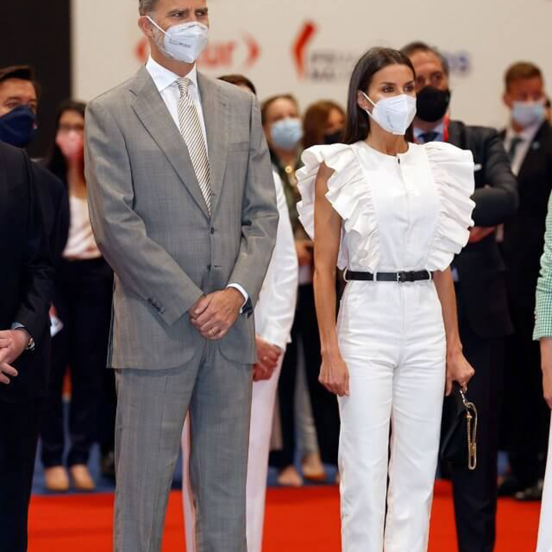 ملك وملكة إسبانيا في افتتاح معرض Fitur لعام 2021