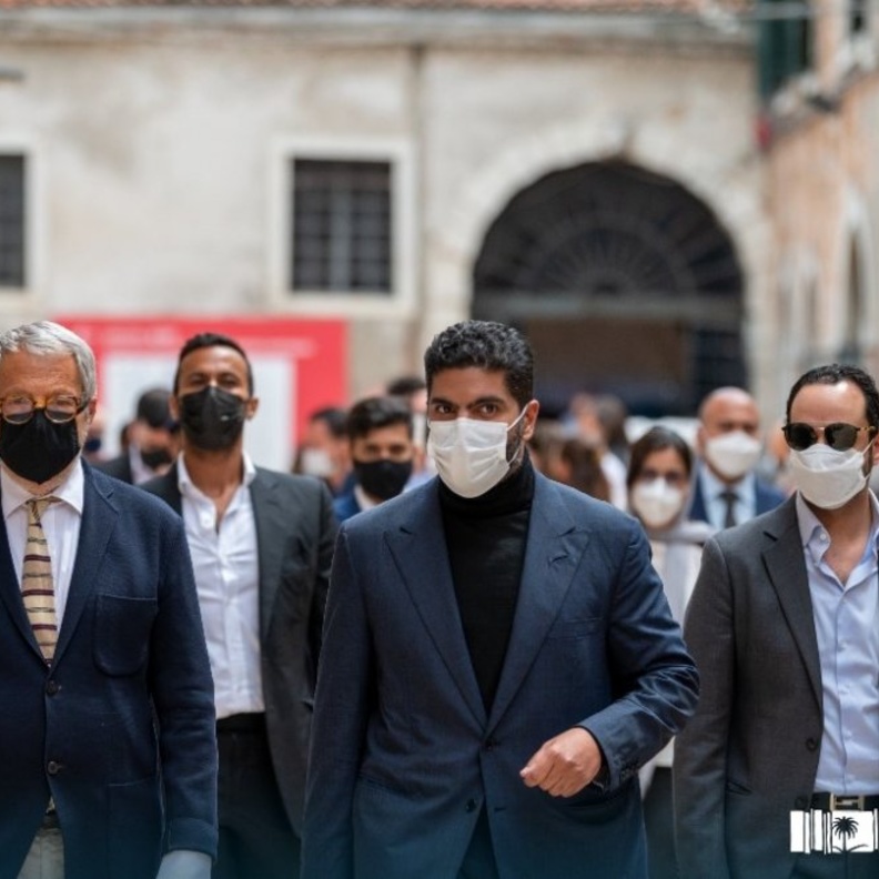 وزير الثقافة يفتتح الجناح الوطني السعودي مقار في بينالي البندقية للعِمارة