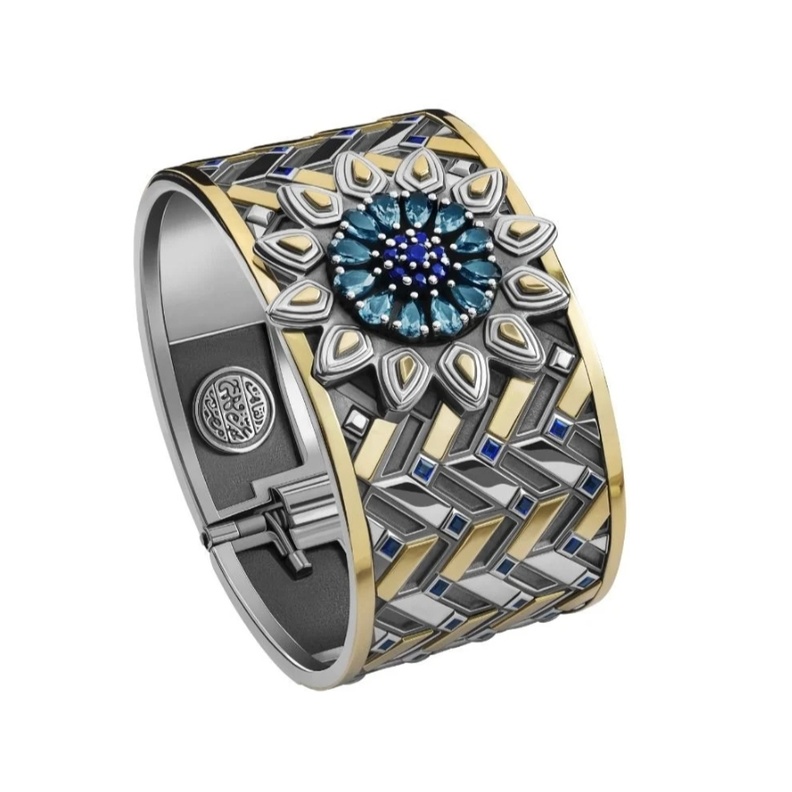 سوار QALAWUN-MUZHIR BANGLE من Azza Fahmi