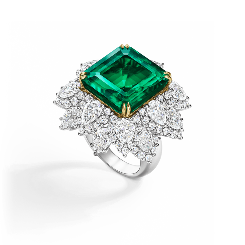 خواتم زفاف مربعة للعروس من دار Harry Winston