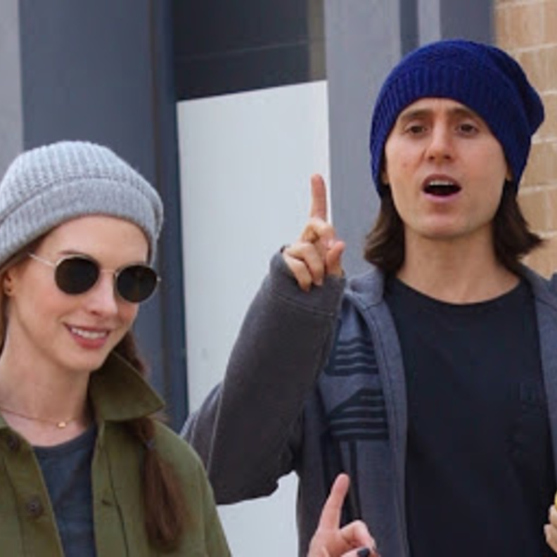 آن هاثاواي و جاريد ليتو  