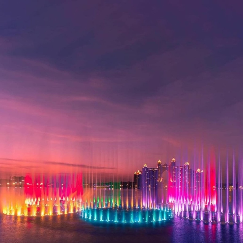 من عروض نافورة النخلة