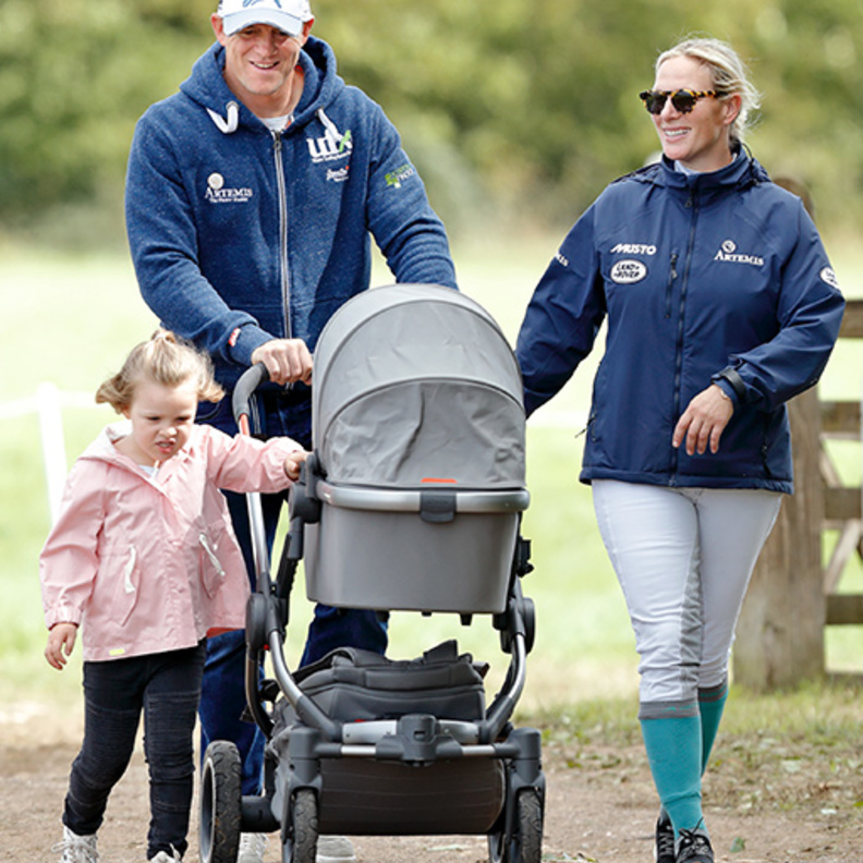 شاهدوا أولى صور طفل زارا تيندال حفيدة ملكة بريطانيا