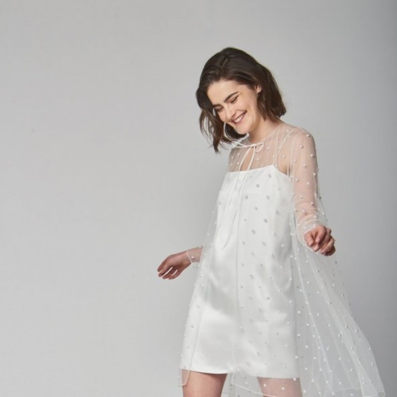 موديلات فساتين زفاف قصيرة