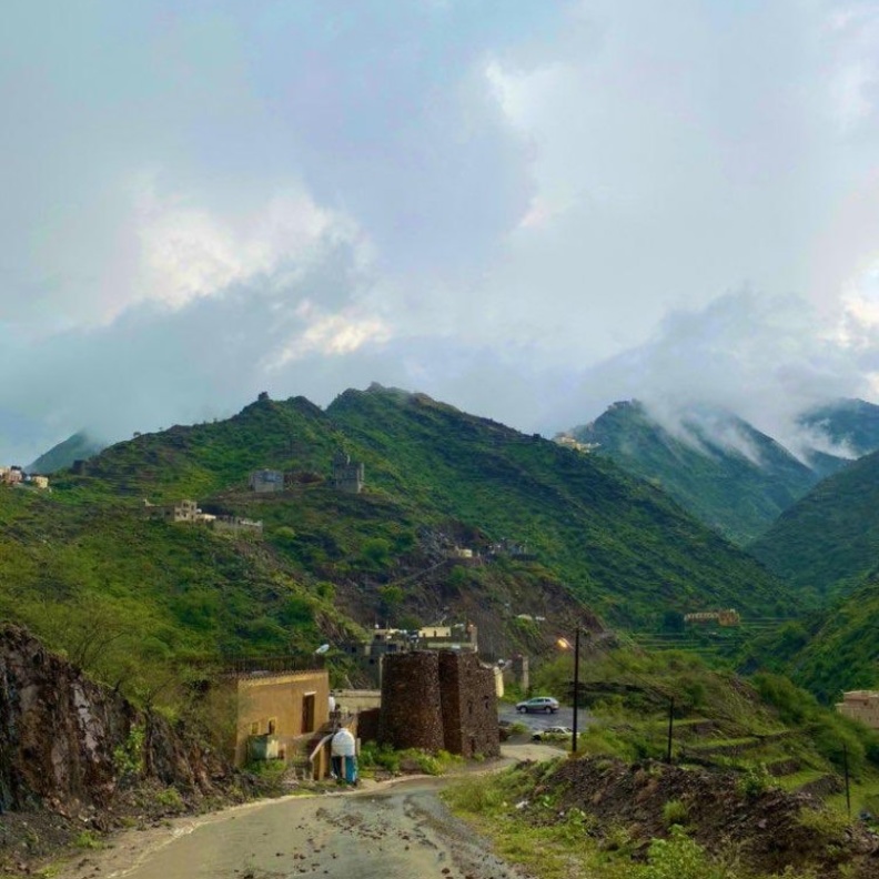 قرية قيار الأثرية، محافظة الداير بني مالك - تصوير حسن المالكي