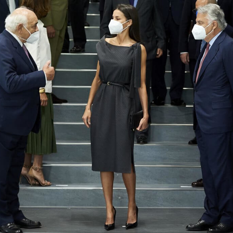 الملكة ليتيزيا في اجتماع عمل مع ممثلي مؤسسة لمكافحة الإدمان