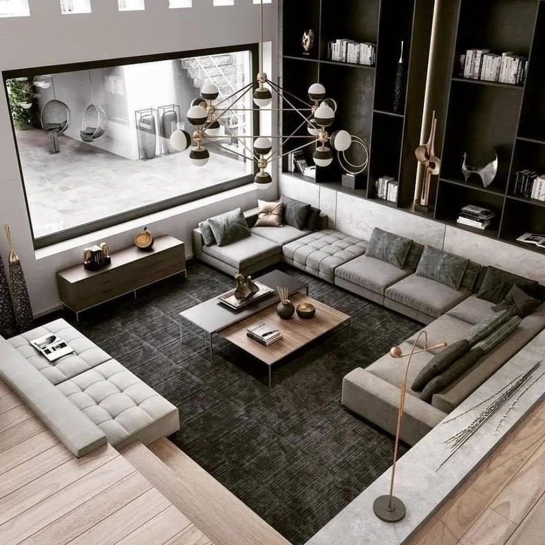 جلسات مريحة لديكورات غرف معيشة 2021