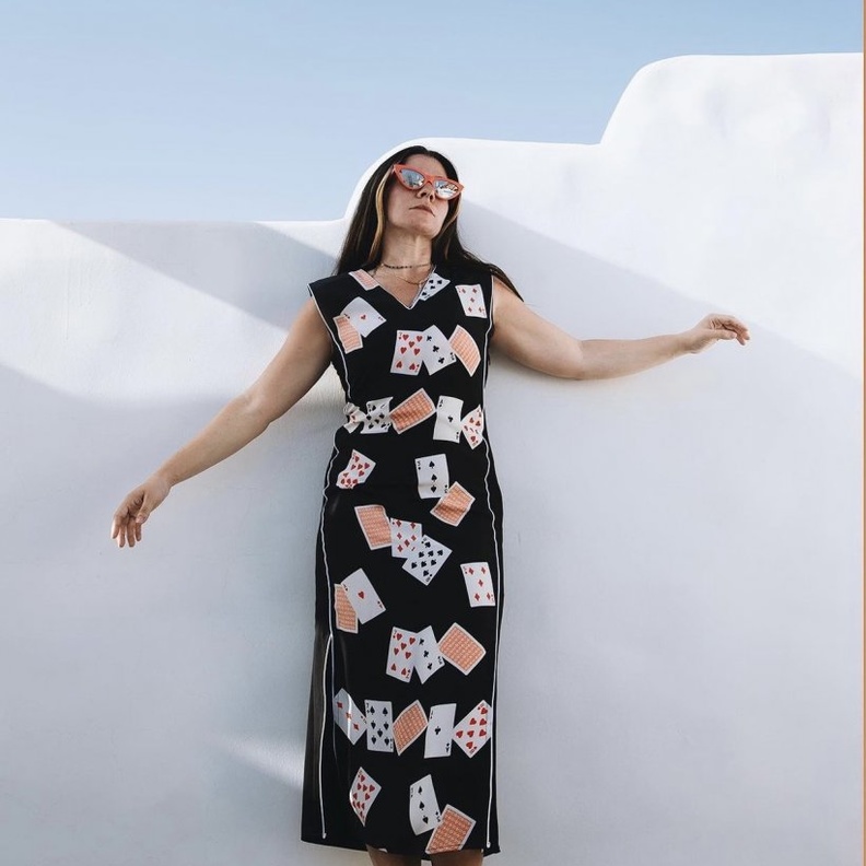 فستان من مجموعة نسيبة حافظ