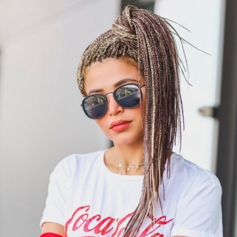 تسريحات شعر الضفائر الافريقية