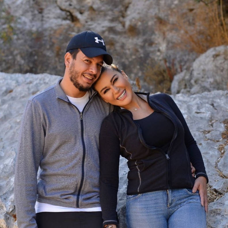 نادين الراسي وخطيبها