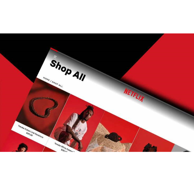 كشفت شركةNetflix  عن إطلاق متجر إلكتروني لبيع الملابس والسلع ذات الإصدار المحدود