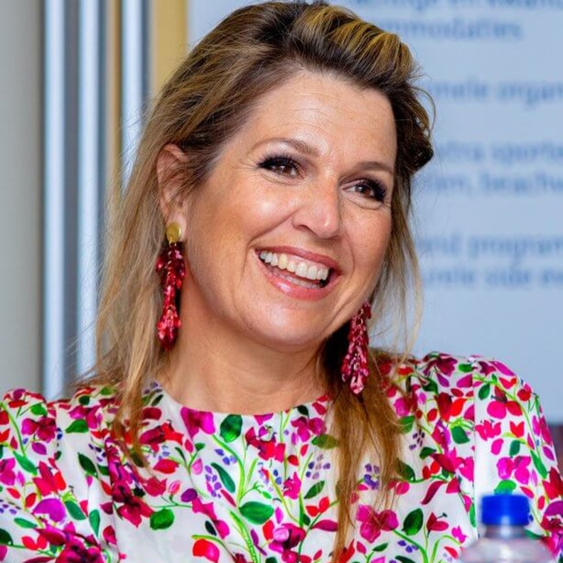 الملكة ماكسيما تزور مجمع Zuiderpark الرياضي في لاهاي