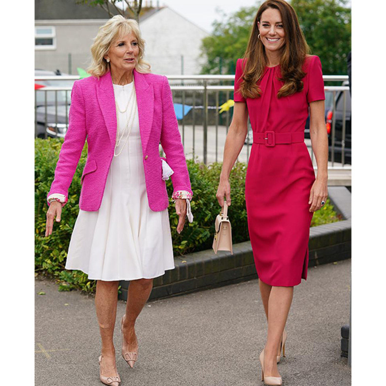 صور اجمل اطلالات كيت ميدلتون برفقة سيدة الولايات الاولى