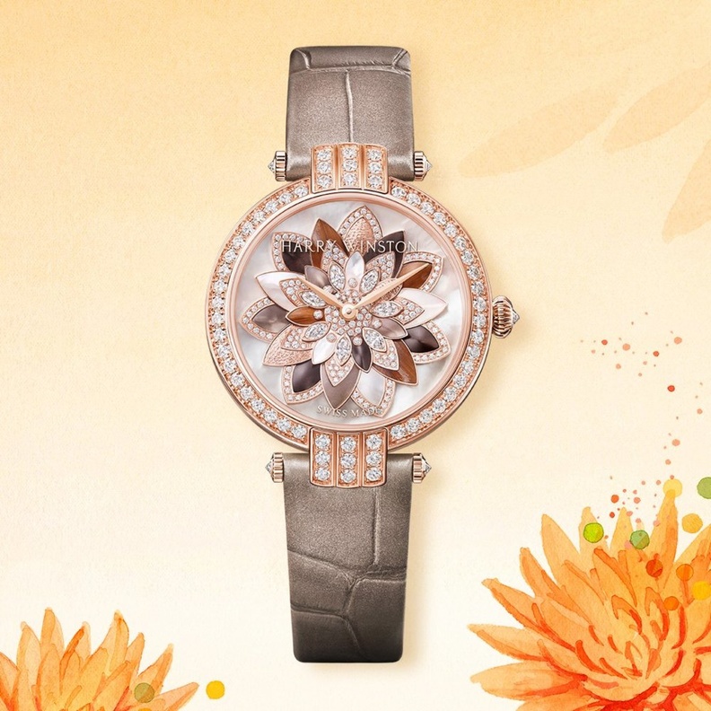 ساعة من هاري وينستون Harry Winston