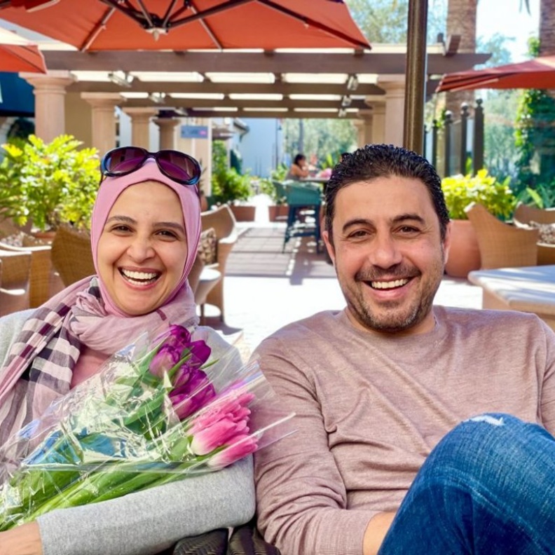 حنان ترك وزوجها