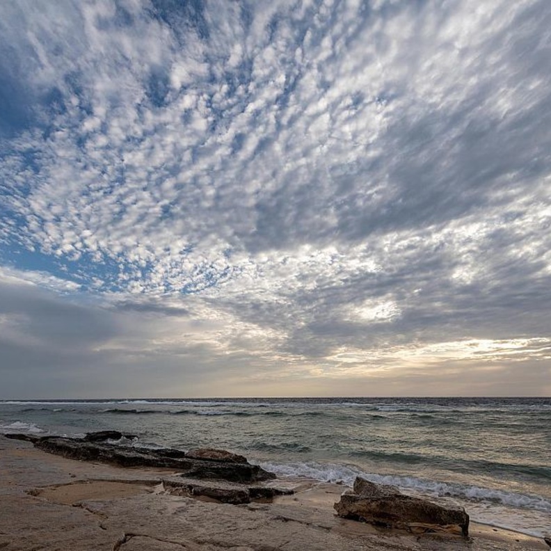 شاطئ الدرر.. وجهة مثالية لعشاق البحر والأجواء الصيفية المعتدلة