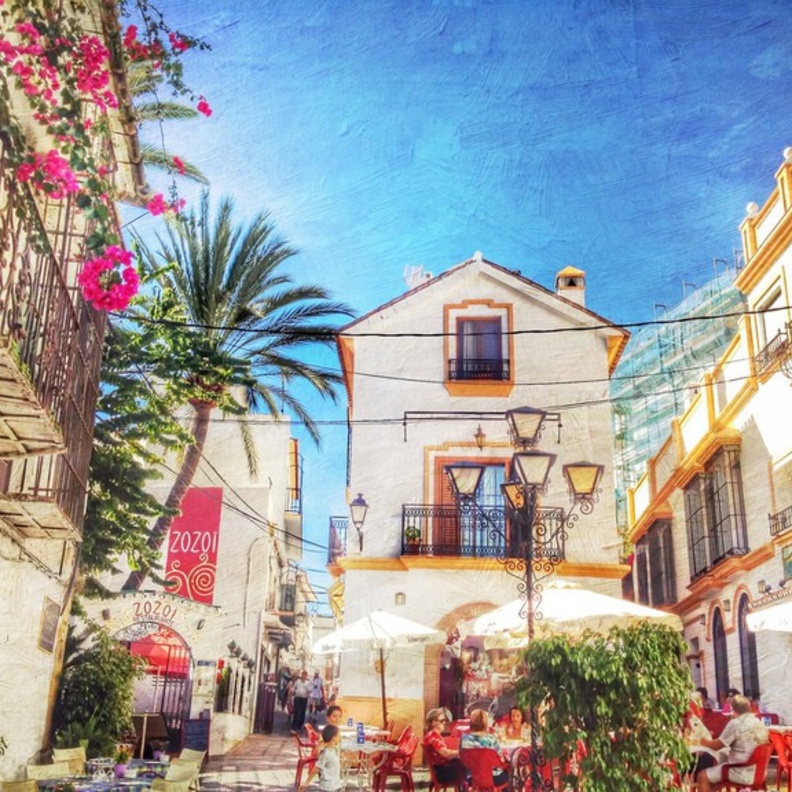  منطقة البلدة القديمة في ماربيا casco antiguo