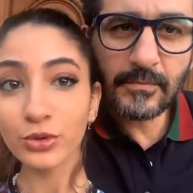 أحمد حلمي وابنته