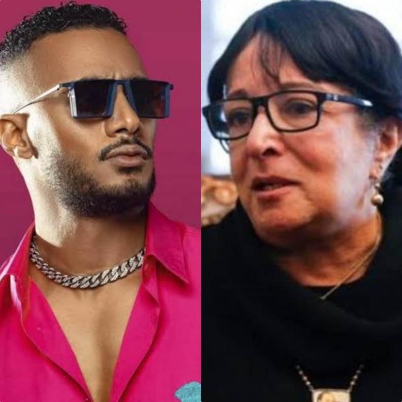 محمد رمضان وسميرة عبد العزيز