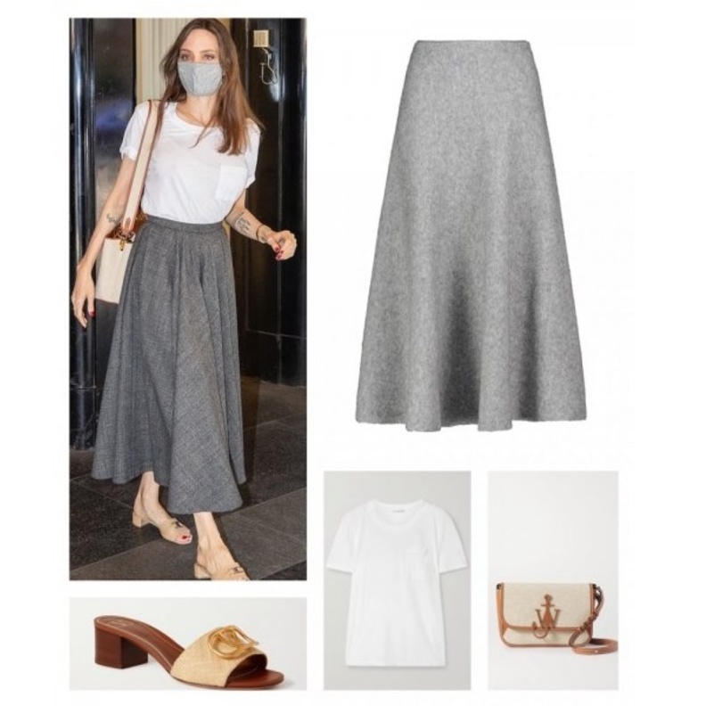 أنجلينا جولي بأحدث اطلالاتها بأسلوب كلاسيكي بسيط