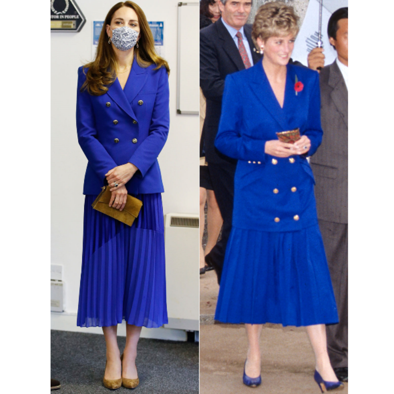 لوك كيت ميدلتون جاء مشابهاً إلى حد كبير لإحدى إطلالات الأميرة ديانا في ستبتمر العام 1992