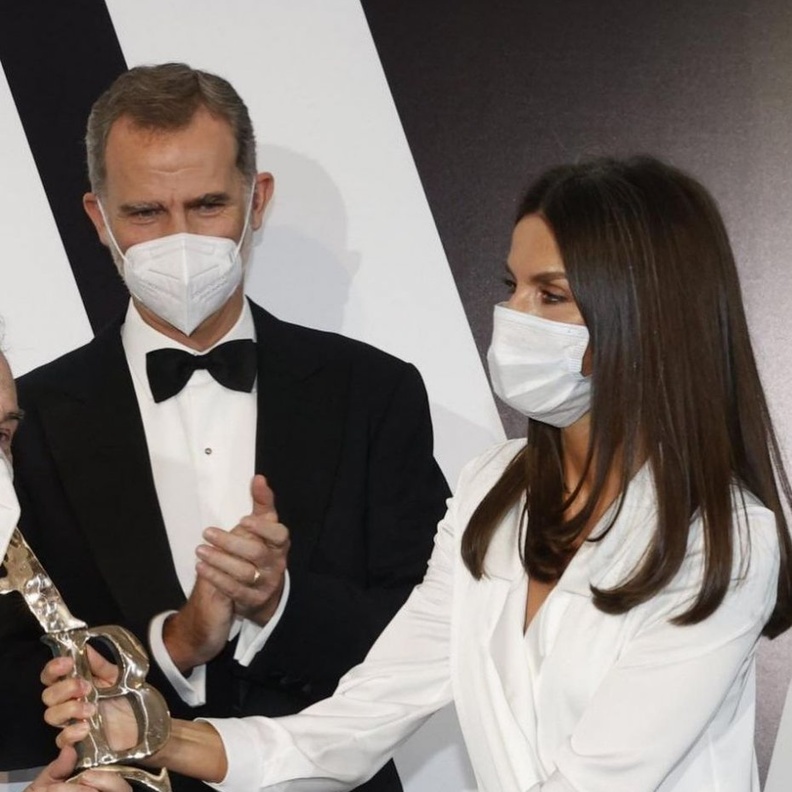 ملك وملكة إسبانيا في الحفل 101 لتوزيع جوائز الصحافة الدولية ABC- من حساب royals_.family2