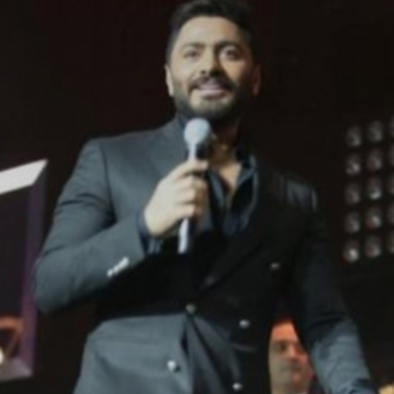 حفل تامر حسني في الرياض والصورة من حساب شركة روتانا الرسمي على تويتر