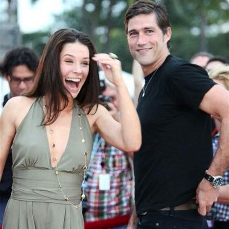 صورة لنجوم مسلسل lost من الحساب الرسمي لـ إيفانجلين ليلي على انستجرام