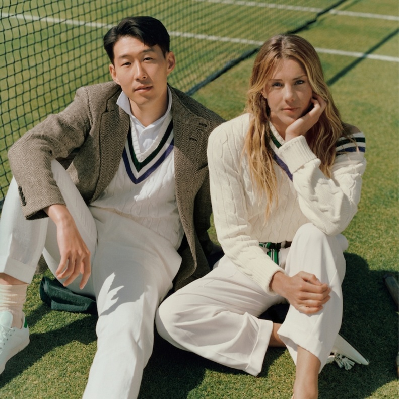 رالف لورين يحتفل ببطولة ويمبلدون 