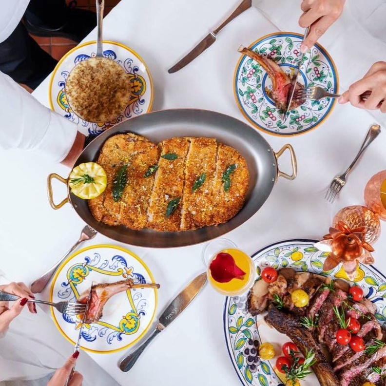 أصناف فريدة في مطعم مامو مايكل أنجلو - المصدر حساب انستقرام Mamo السعودية 