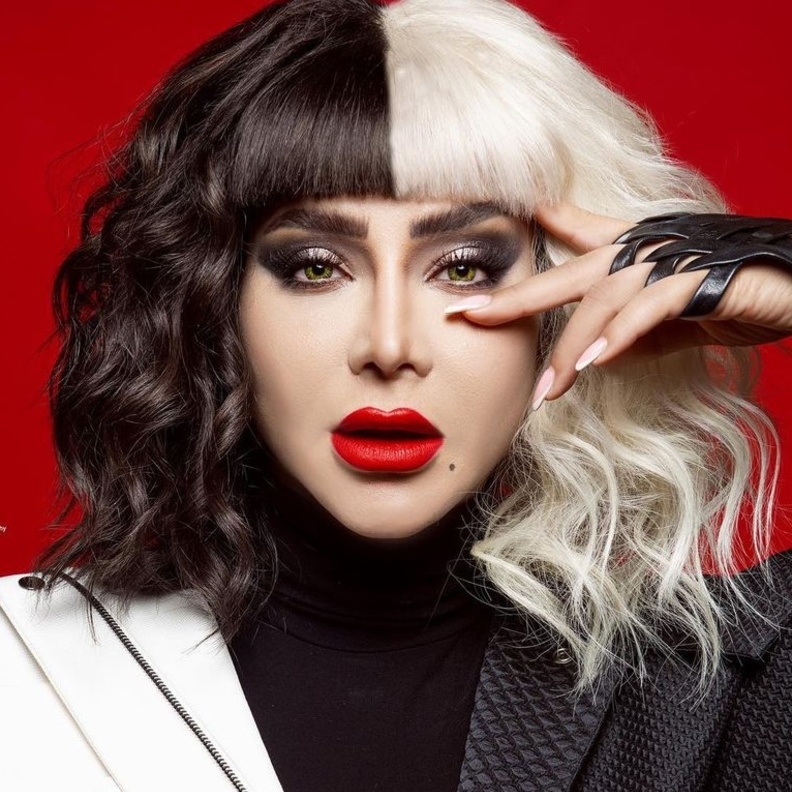 جين عمران بإطلالة مكياج سموكي- صورة من حساب المصور نافع العامري على انستغرام