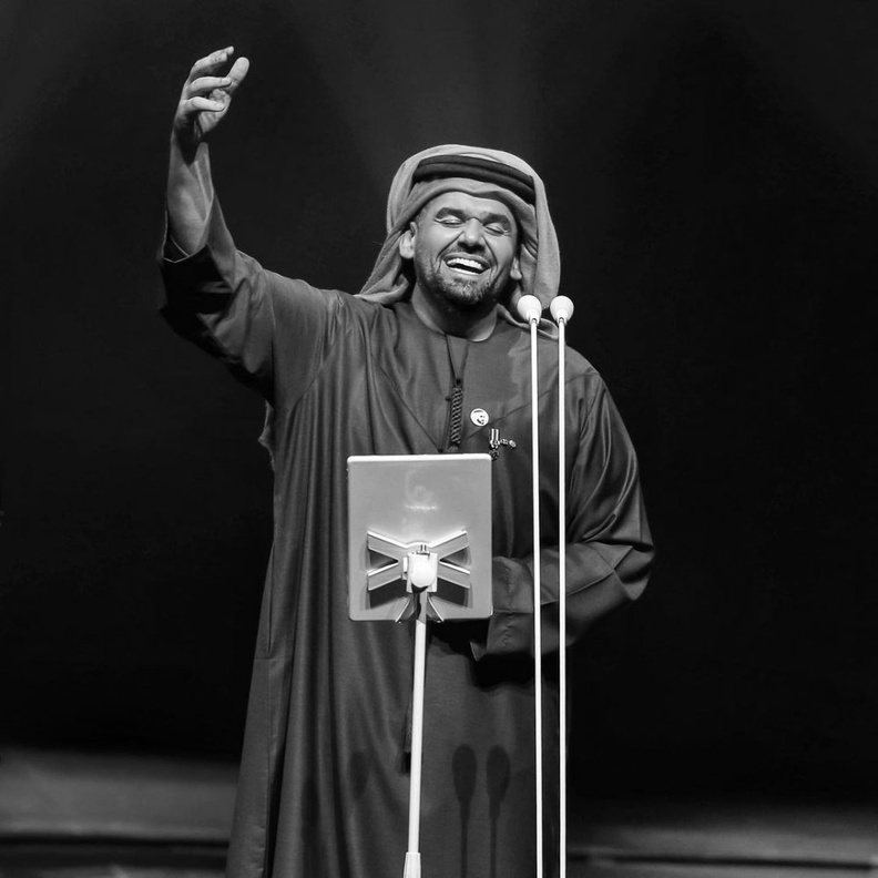 صورة من الحساب الرسمي للفنان حسين الجسمي على انستجرام