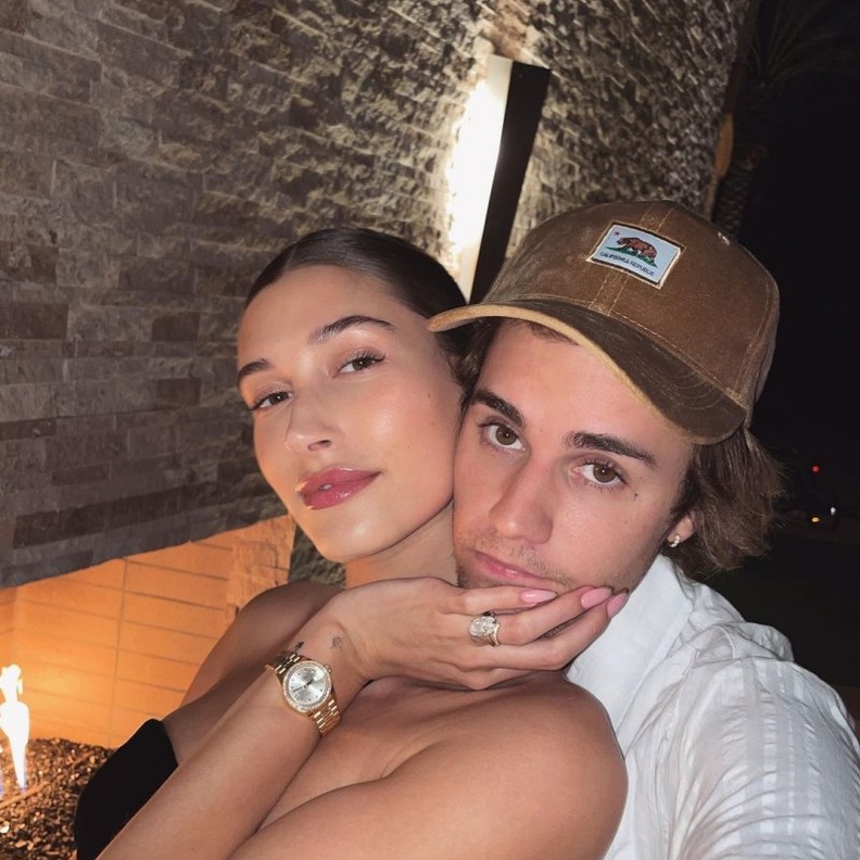 جاستن بيبر Justin Bieber وهيلي بالدوين Hailey Baldwin