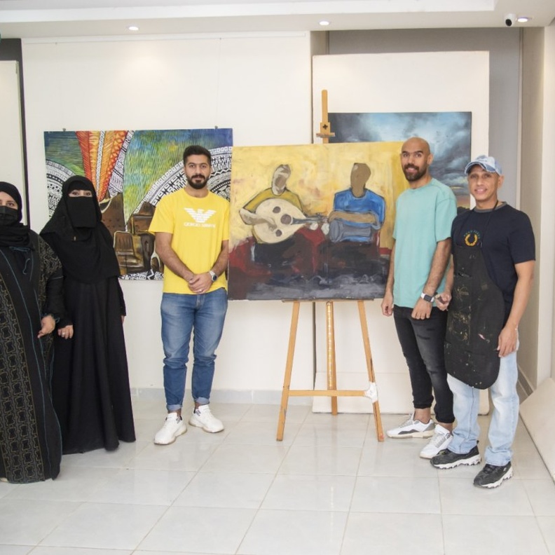 استضافت الجمعية ورشة عمل تشكيلية موسيقية في مقر الجمعية بالرياض الصورة من حساب جسفت على تويتر