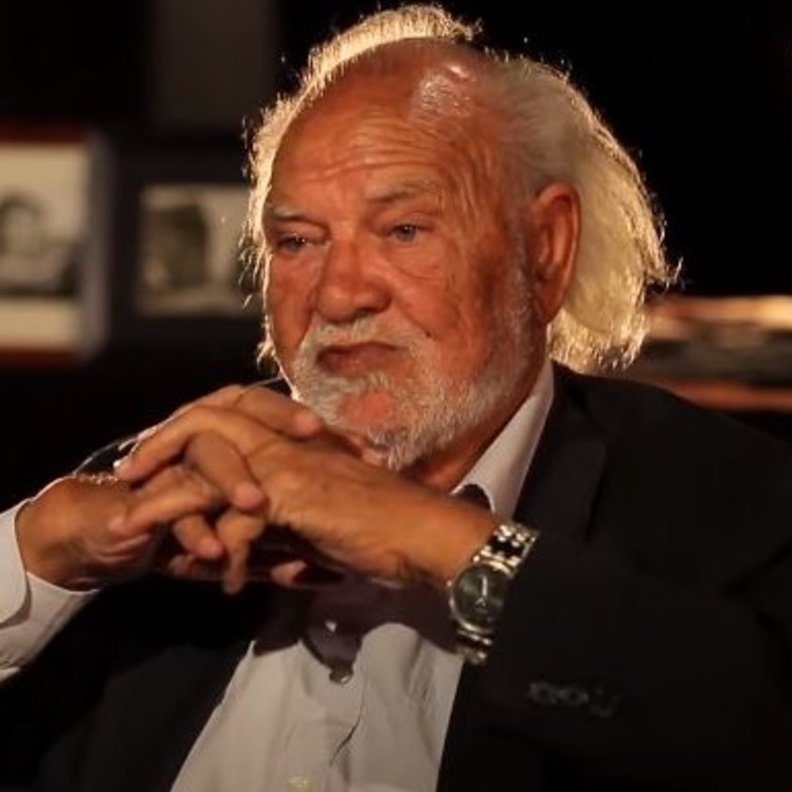 صورة مأخوذة من لقاء سابق للراحل رمسيس مرزوق في برنامج المشهد على قناة BBC عام 2018