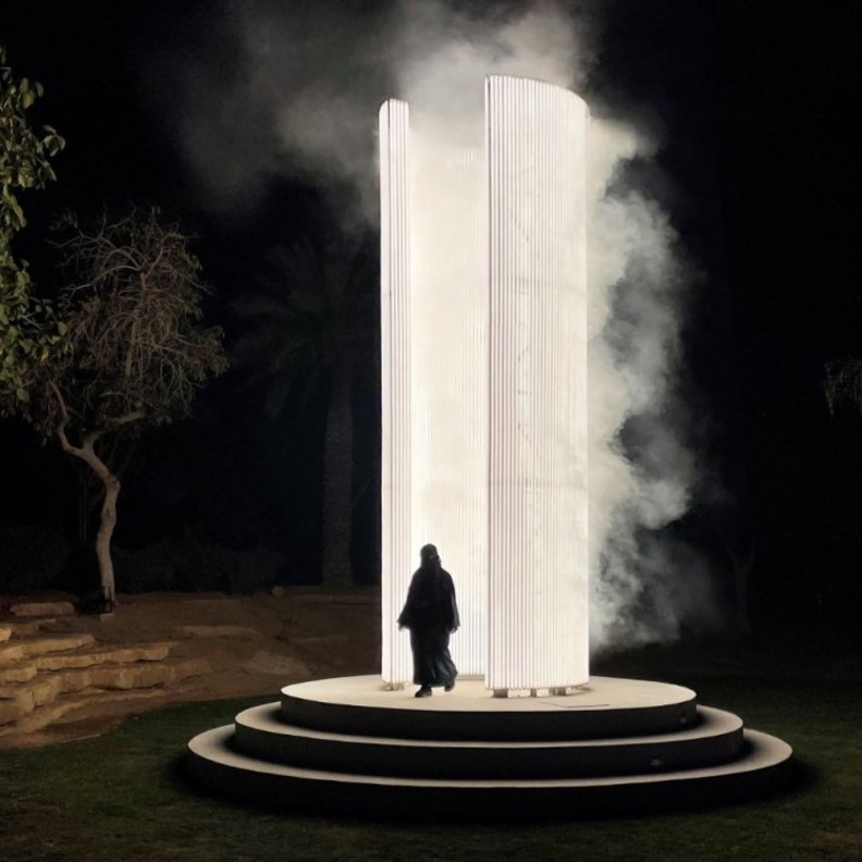  العمل الفني المنارة الصورة من الهيئة الملكية لمدينة الرياض