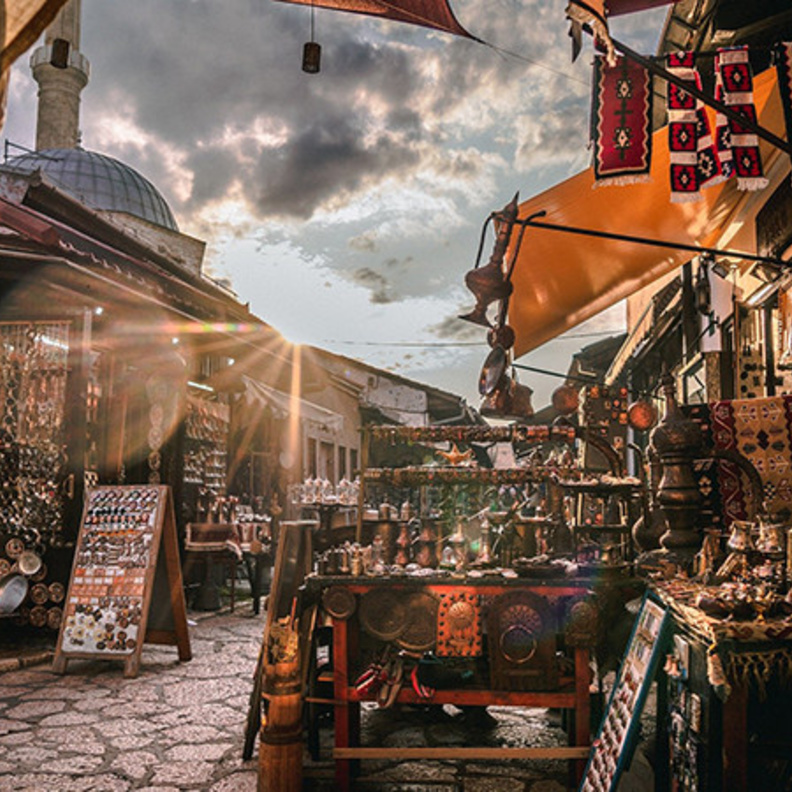  باشجارشيا-المدينة القديمة Baščaršija-Pika Žvan