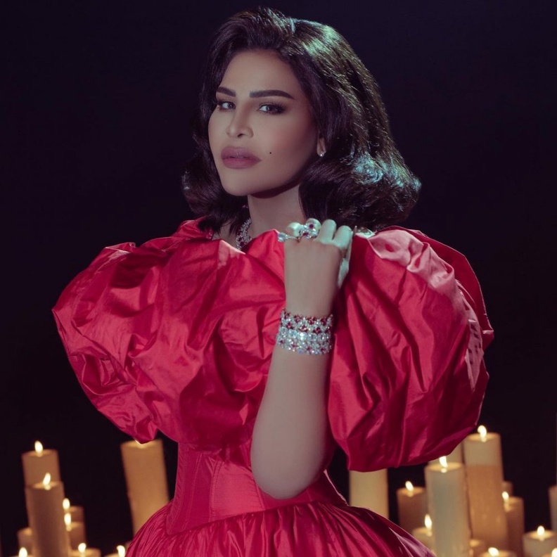 صورة لأحلام من حسابها الرسمي على انستجرام