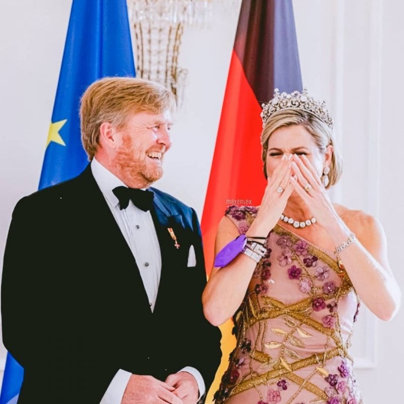 ملك وملكة هولندا يحضران مأدبة عشاء رسمية في برلين