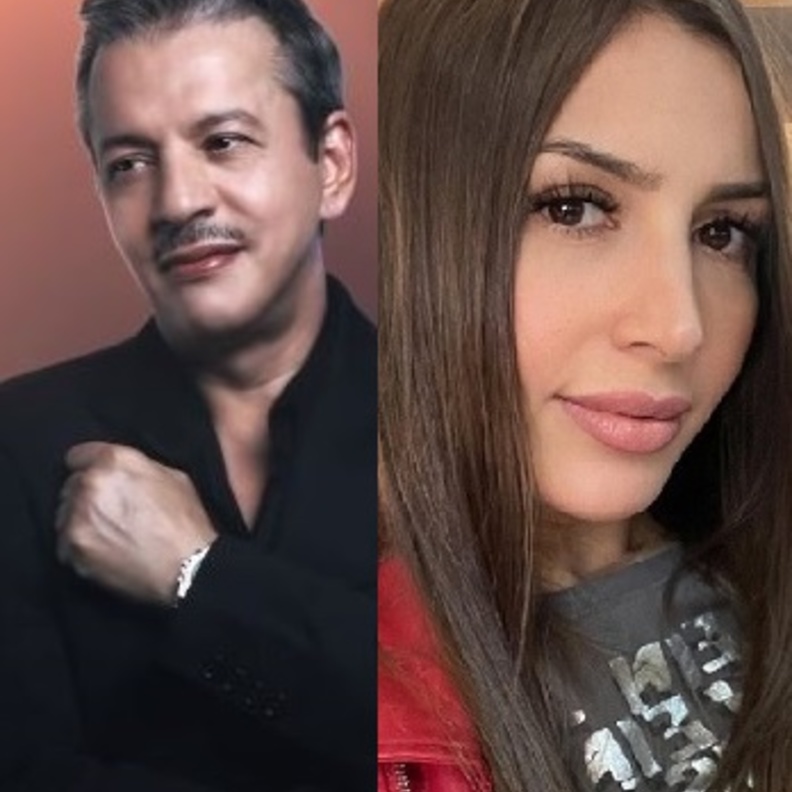 صورة من الحساب الرسمي لجنات على انستجرام وصورة لطلال سلامة من أحدى أغانيه المطروحة على يوتيوب قناة روتانا 