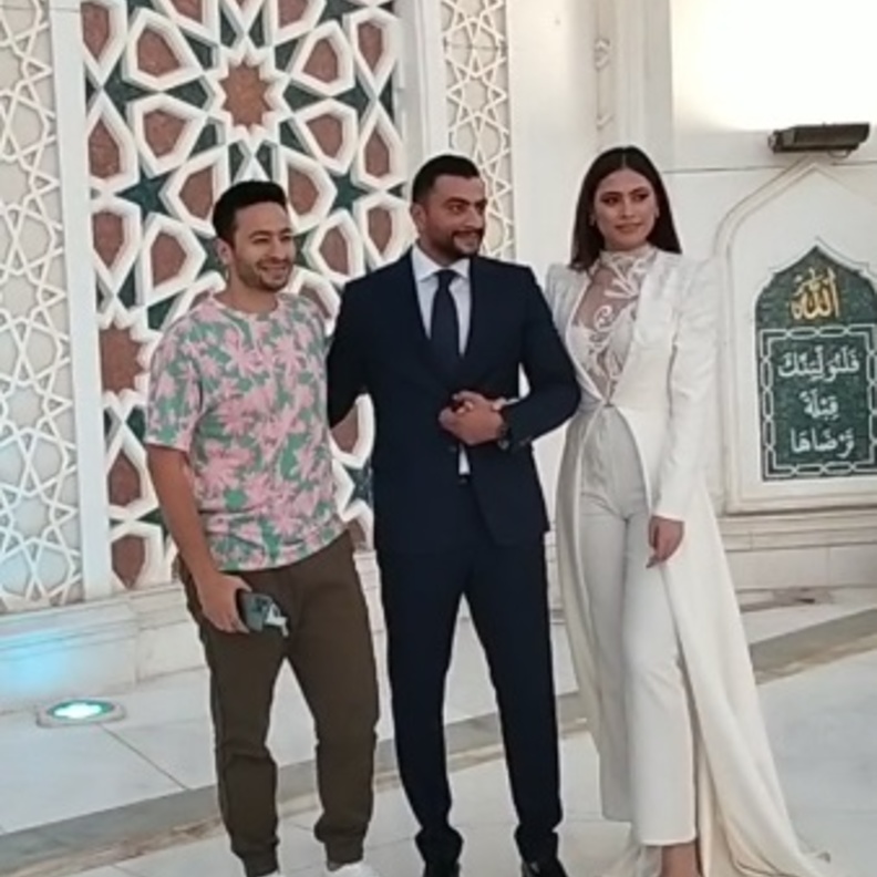 عقد قران هاجر احمد