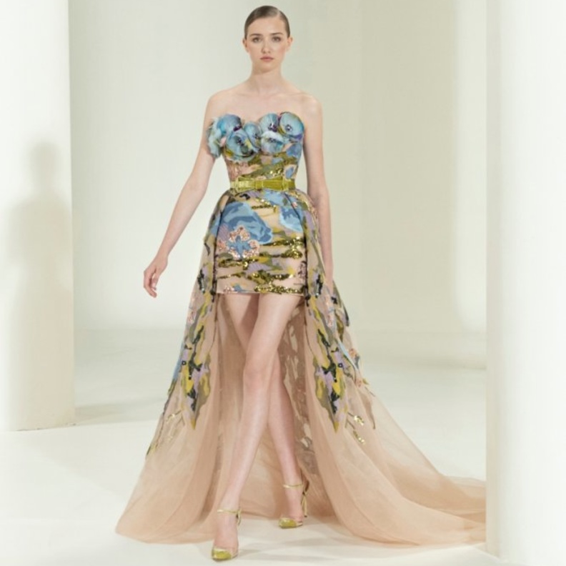 فساتين خطوبة من ايلي صعب high low @elie saab