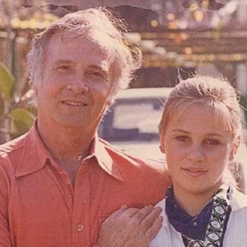 شيرين رضا ووالدها