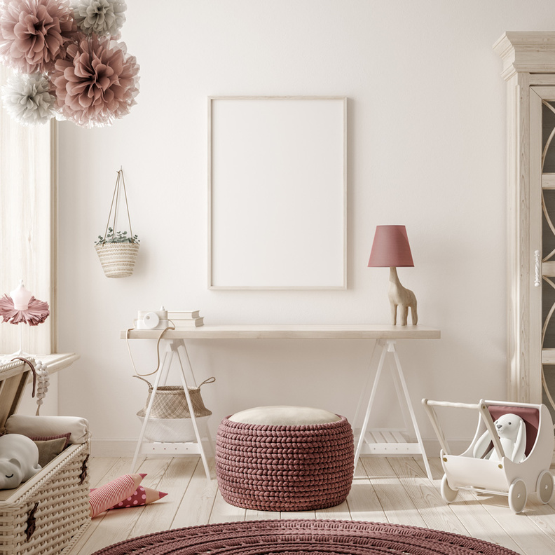 تصميم مكتب دراسة رائع لغرف البنات