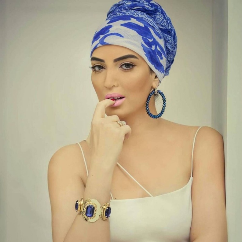 صورة لحورية فرغلي من حسابها الرسمي على انستجرام قبل ازمتها الصحية