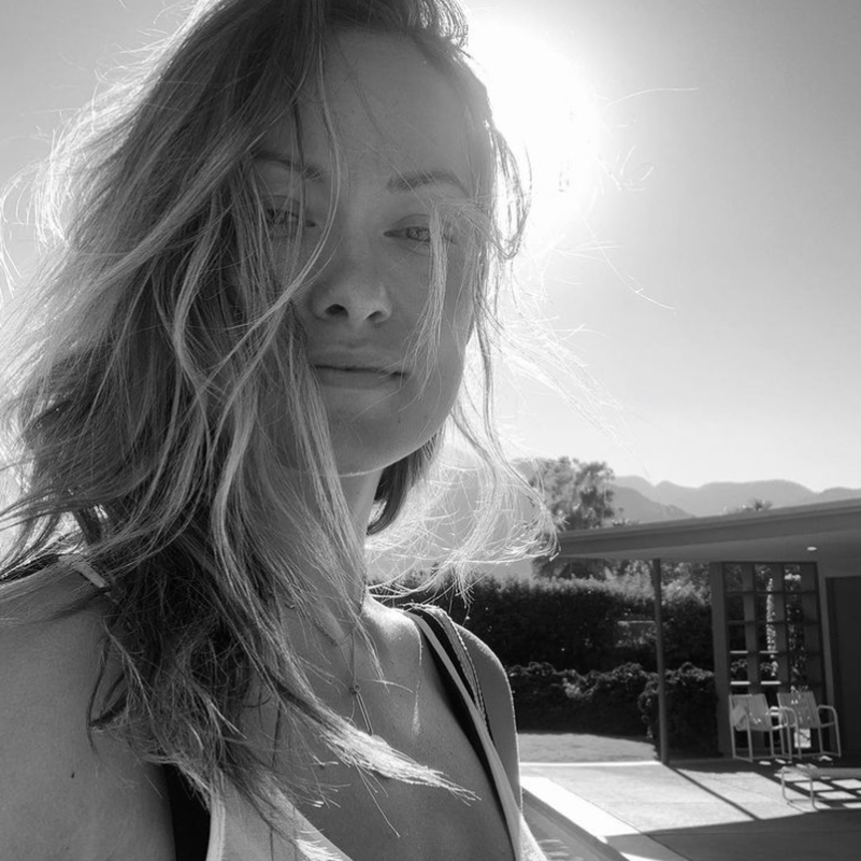  أوليفيا وايلد- الصورة من حساب أوليفيا وايلد على انستجرام