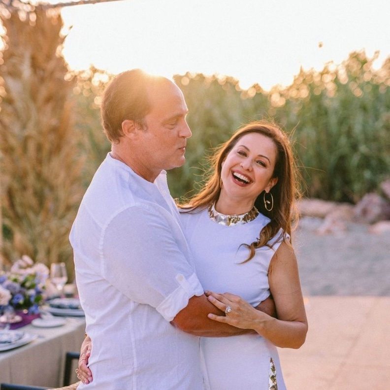 ريا أبي راشد وزوجها