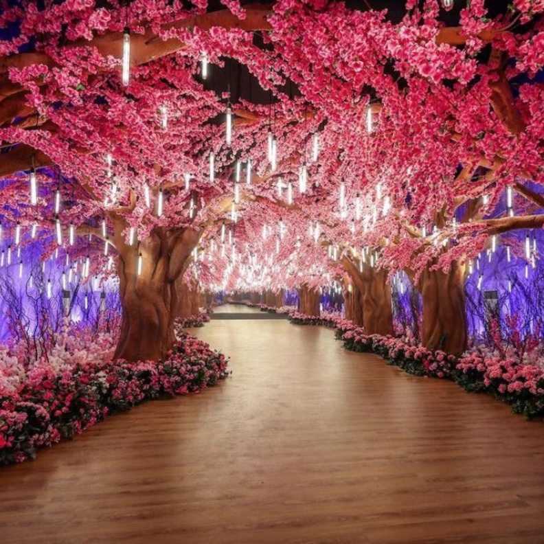  ثيمات زفاف ملوكية للزفاف في عيد الأضحى بالالوان الذهبية والبيضاء الملوكية من تنفيذ Walid Bazz 