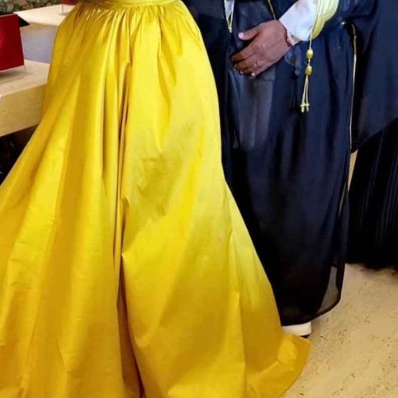 اطلالة مدونة الموضة السعودية فاطمة الأنصاري في عقد قرانها على يعقوب بوشهري 